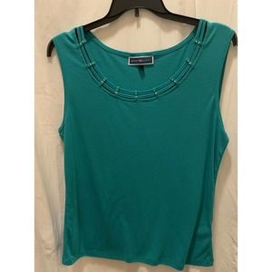 Karen Scott Teal Size XL Tank Top E16